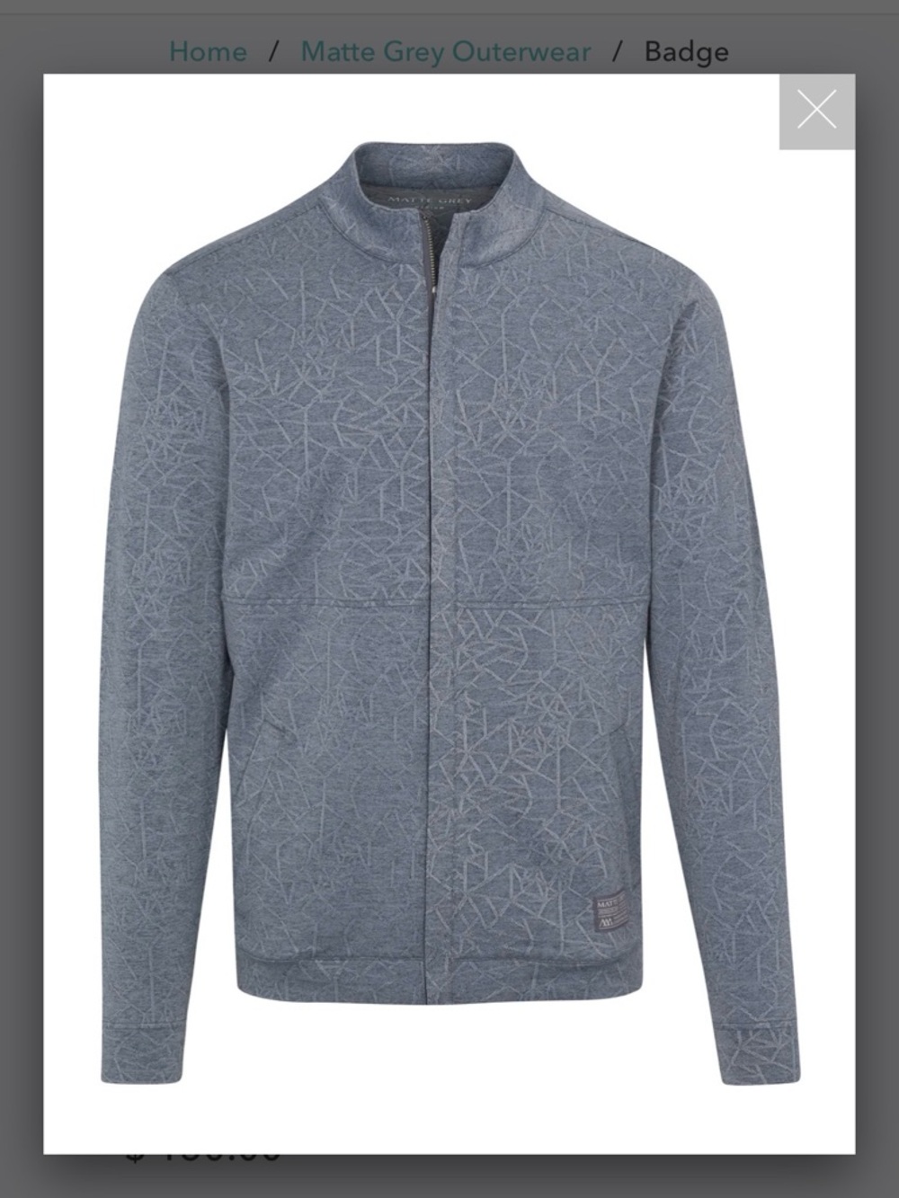 Light Blue Women’s Full-Zip Jacket